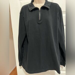 Gap black XL sweatshirt 1/4 zip